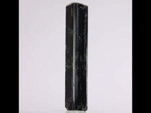 302ct Tall Dark Green Hornblende Crystal Specimen from Tanzania