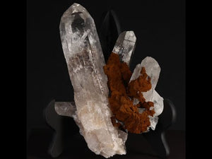 1050g Extra Large Quartz Crystal with Hematite