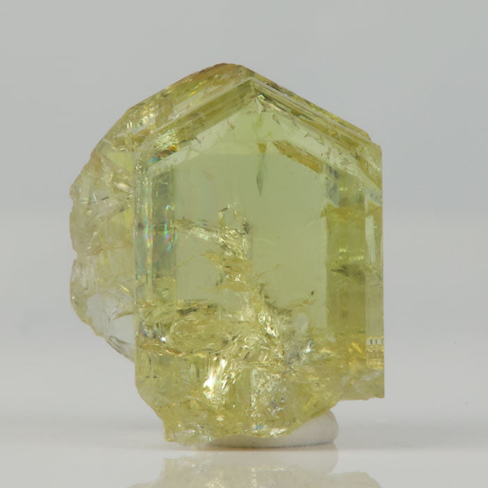 rare natural yellow tanzanite crystal from tanzania