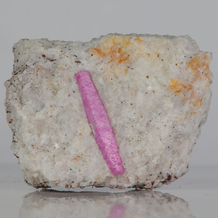 ruby in matrix Morogoro Tanzania pink corundum crystal specimen