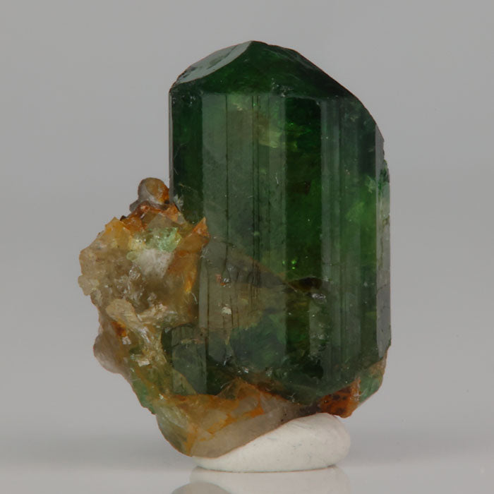 small chrome tourmaline crystal on matrix Tanzania