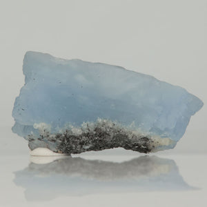 Sculptural blue prehnite crystal cluster from Tanzania