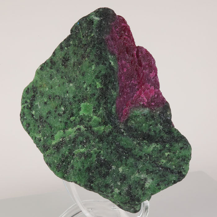 tanzania ruby zoisite mineral specimen display