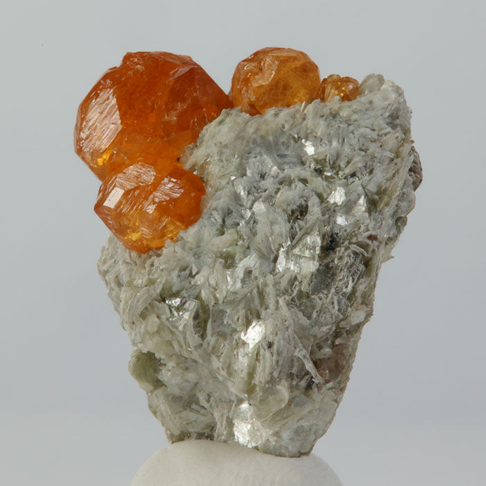 miniature spessartine garnet display piece from loliondo tanzania