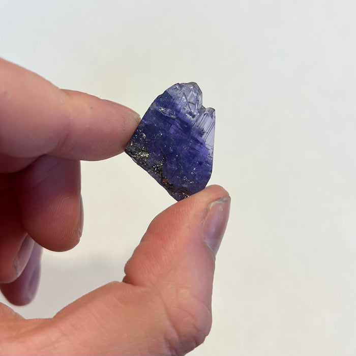 Bicolor Tanzanite Crystal Specimen clear purple