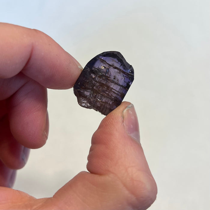 Natural Unheated Tanzanite Crystal Specimen