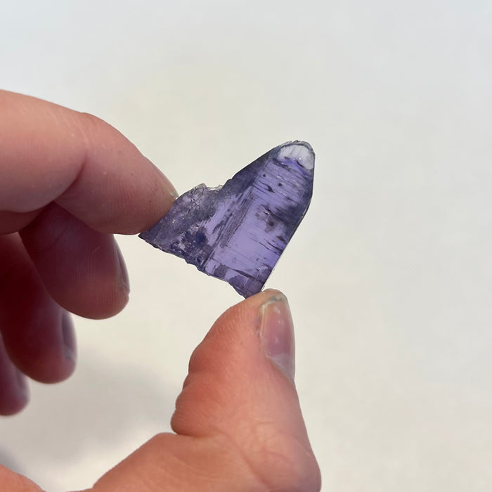 Purple Bicolor Tanzanite Crystal Specimen
