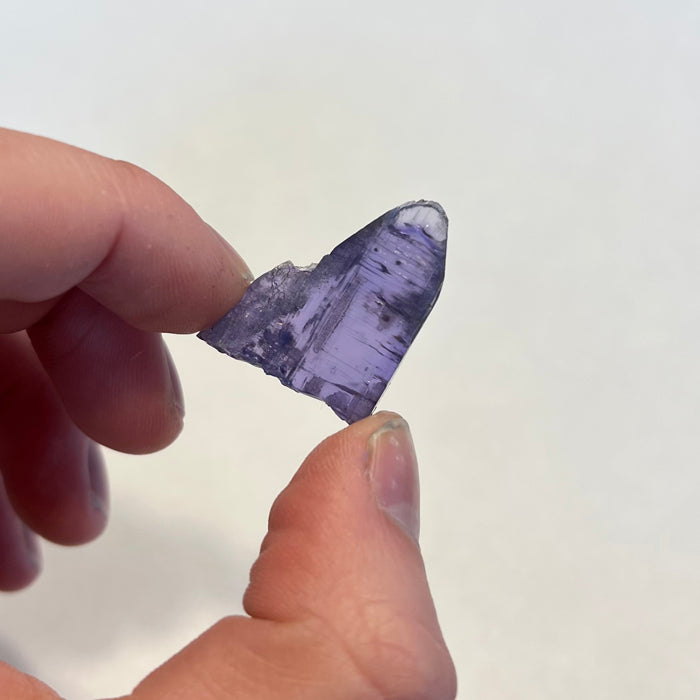 Purple Bicolor Tanzanite Crystal Specimen