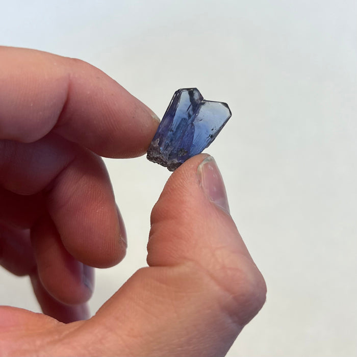 Duel Tanzanite Crystal Specimen