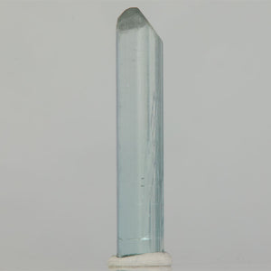 Slender sky-blue Elbaite Tourmaline specimen