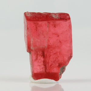 Transparent raspberry-red Rhodonite crystal from Brazil