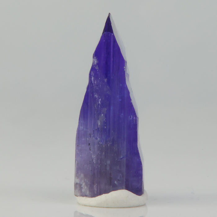 thumbnail size natural tanzanite crystal with termination