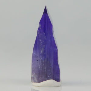 thumbnail size natural tanzanite crystal with termination
