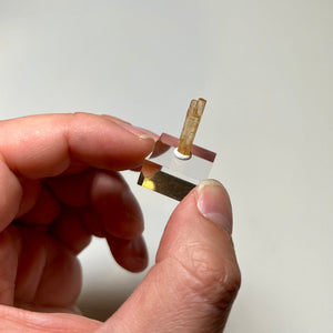 Transparent natural Topaz crystal with prismatic habit