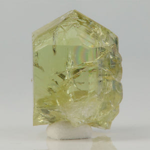 gemmy yellow zoisite crystal specimen from tanzania