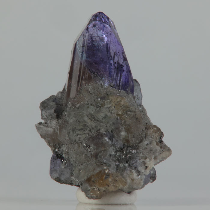 Unheated Tanzanite crystal on matrix from Tanzania