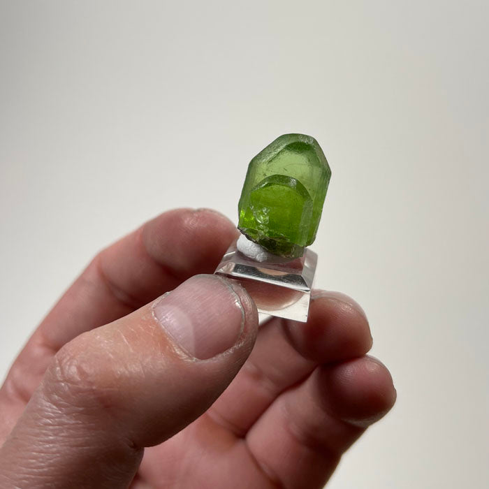 natural green peridot crystal cluster from pakistan