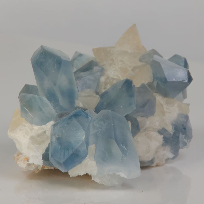 celestite cluster soft blue crystals Ohio quarry