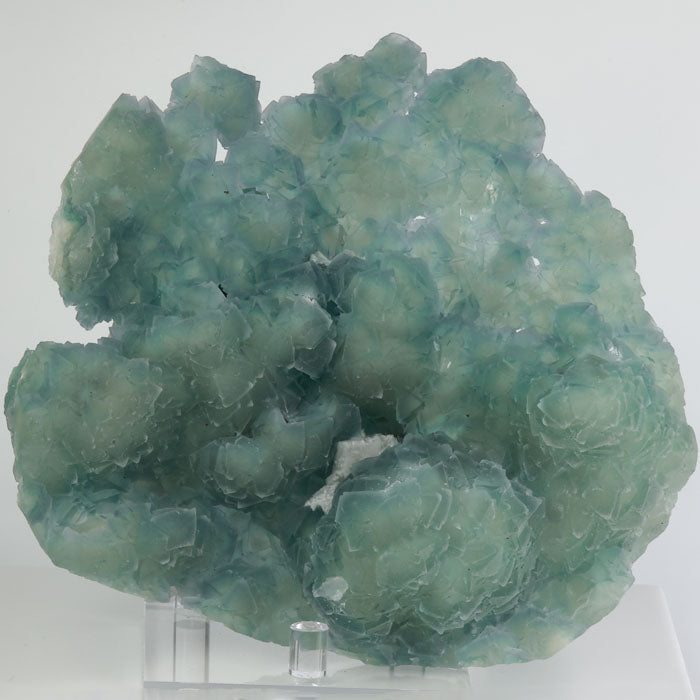 large blue green fluorite crystal cluster from Wuyi Zhejiang China