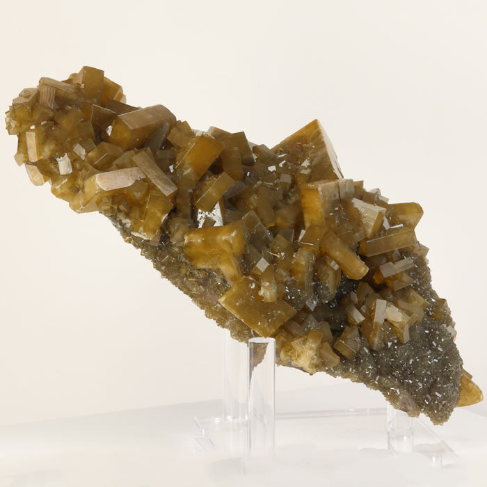 Large golden barite crystal specimen from Xie Fang Jiangxi China
