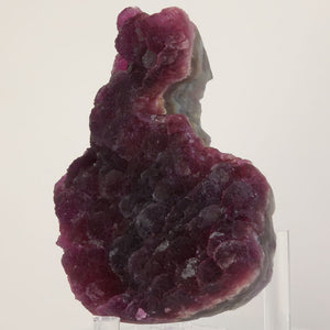 layered violet fluorite crystal formation from Zhejiang Province