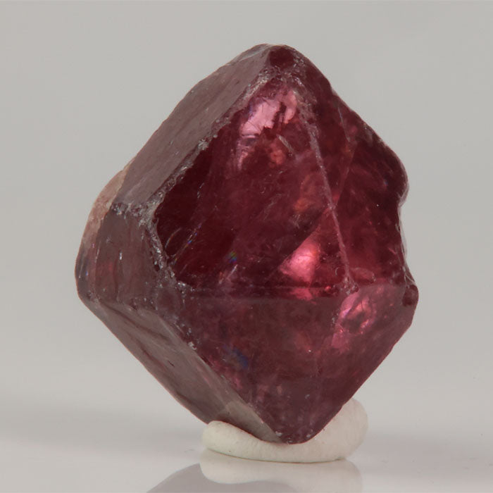 Zircon crystal from Sumbawanga Tanzania with deep red color and equant form