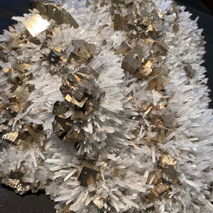Museum Quality Pyrite & Quartz from Peru