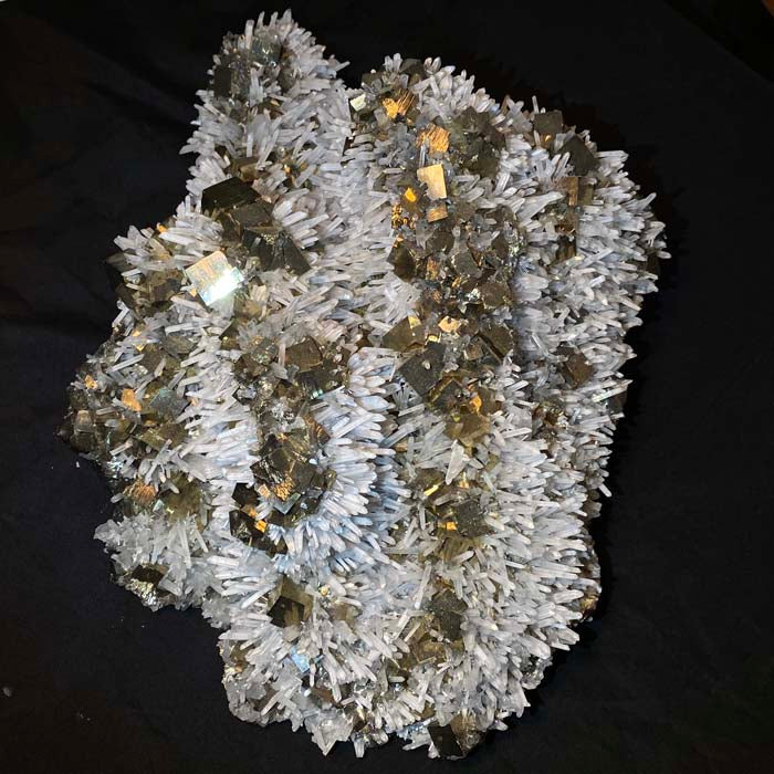 Museum Quality Pyrite & Quartz from Peru