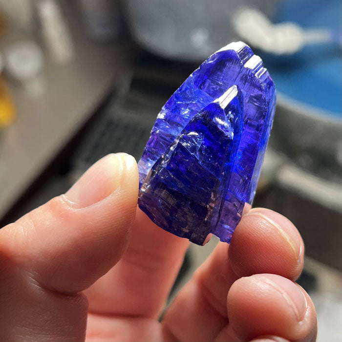 Large Rough Tanzanite Crystal Raw