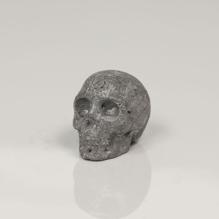 Gibion Meteorite Skull Carving