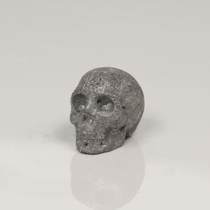Gibion Meteorite Skull Carving