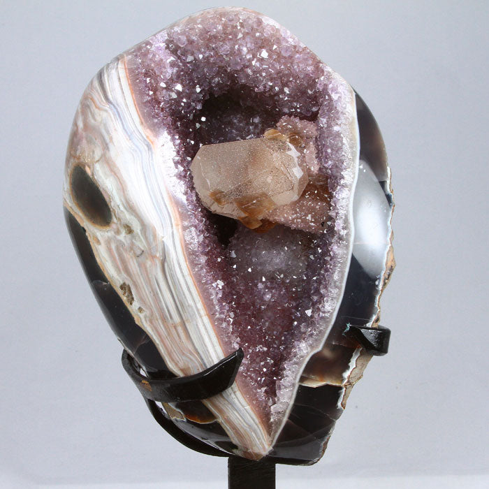 Amethyst Calcite Geode
