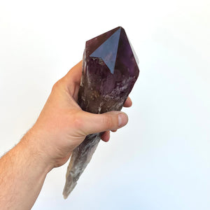 Amethyst root scepter crystal purple mineral specimen