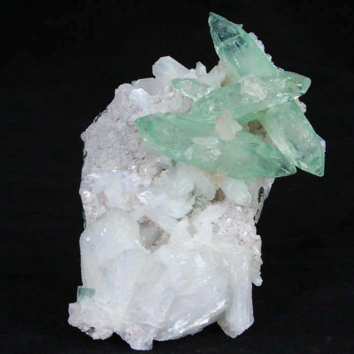 Green Apophyllite Crystal Mineral Specimen India