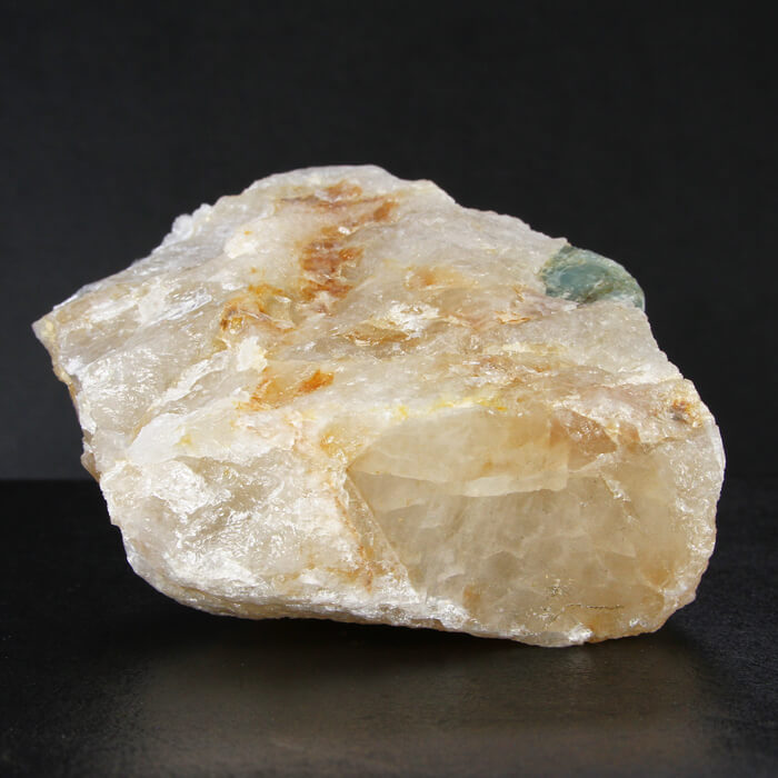 Brazilian Aquamarine Crystal on Quartz