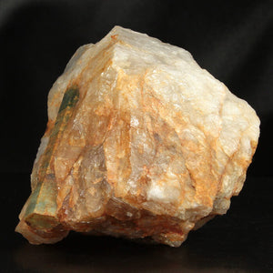 Aquamarine on quartz specimen