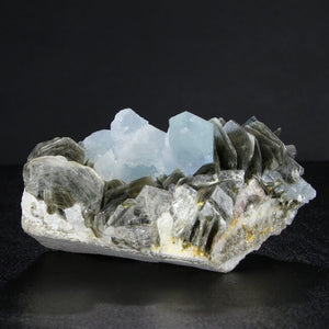 Aquamarine Crystals & Mica from Pakistan