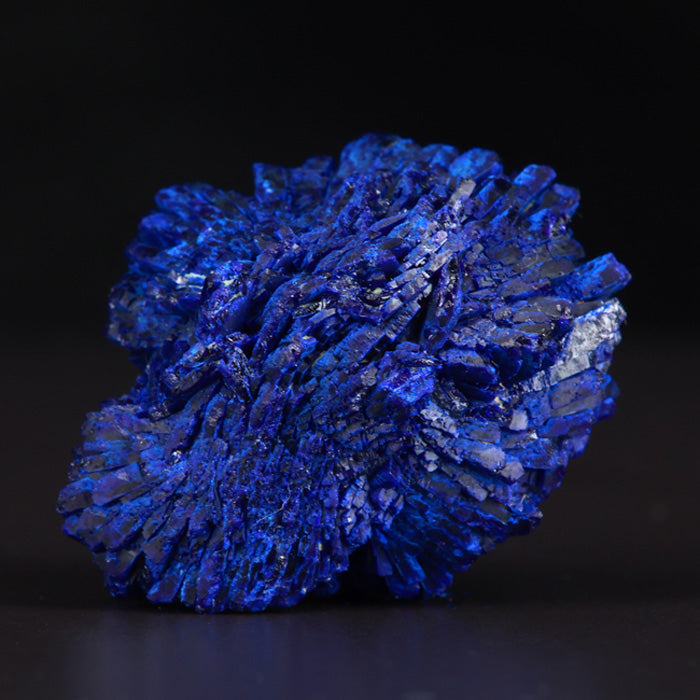 Blue Azurite Flower Crystal Specimen China