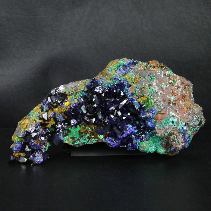 Deep Blue Azurite Crystal Specimen Laos