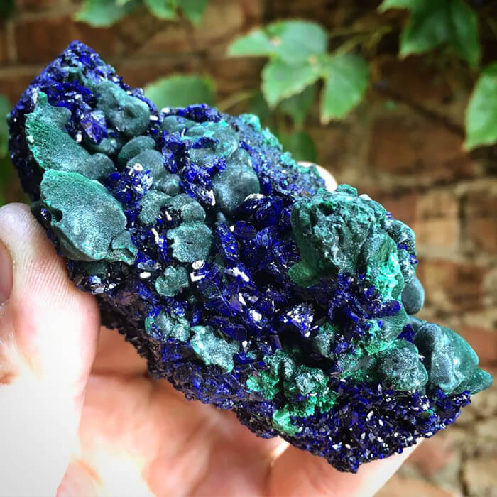 Azurite & Malachite from Laos