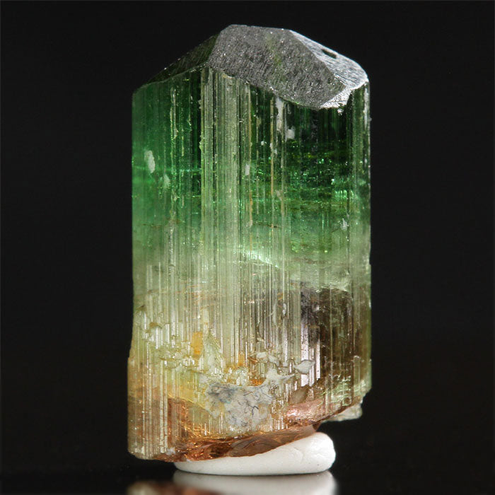 brazilian green and pink tourmaline mineral specimen