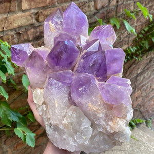 Large Amethyst Crystal Cluster Bolivia Purple Home Decor