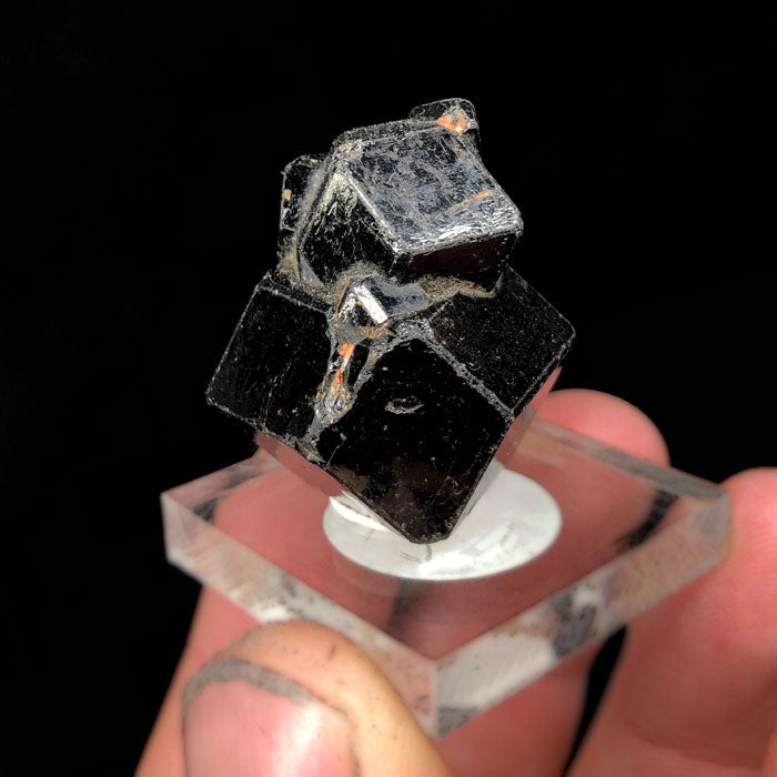 Raw Black Garnet Cluster