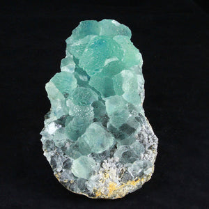 Blue Green Raw Fluorite Crystal Mineral Specimen