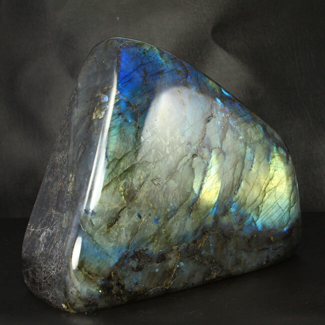 Blue and Copper Polished Labradorite