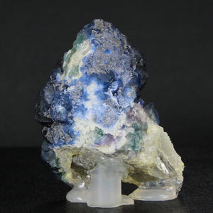 Chinese Blue Fluorite on Quartz