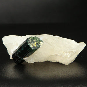 Blue Green Tourmaline Crystal in Quartz 4