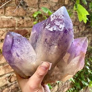 Large Amethyst crystals raw uncut bolivian