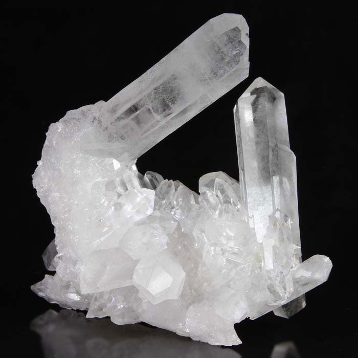 Raw Clear Quartz Crystal Cluster