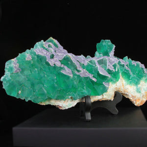 Chinese Green Purple Fluorite Mineral Specimen